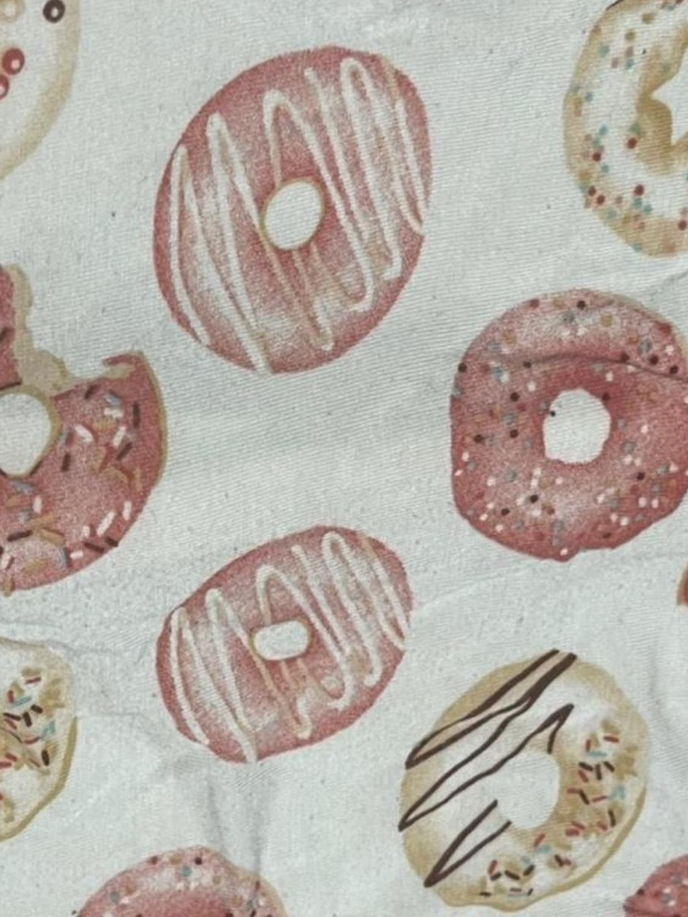 Emily & Oliver Bamboo Footie Pajamas 6-9M Donut Print Zip Sleeper GUC - Picture 5 of 8